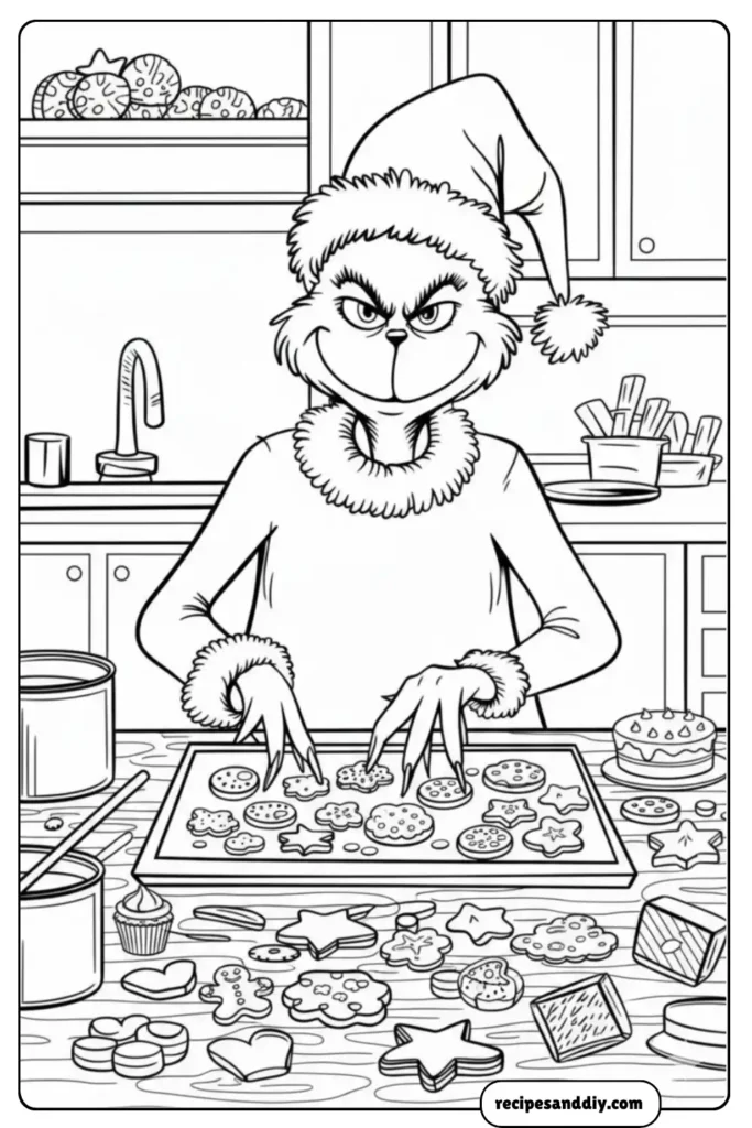 Top 10 Christmas Grinch Coloring Pages for Adults
