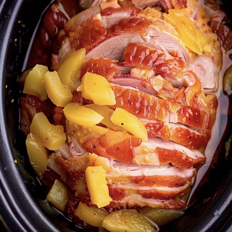 Crock Pot Brown Sugar Pineapple Ham: A Family Favorite Dinner