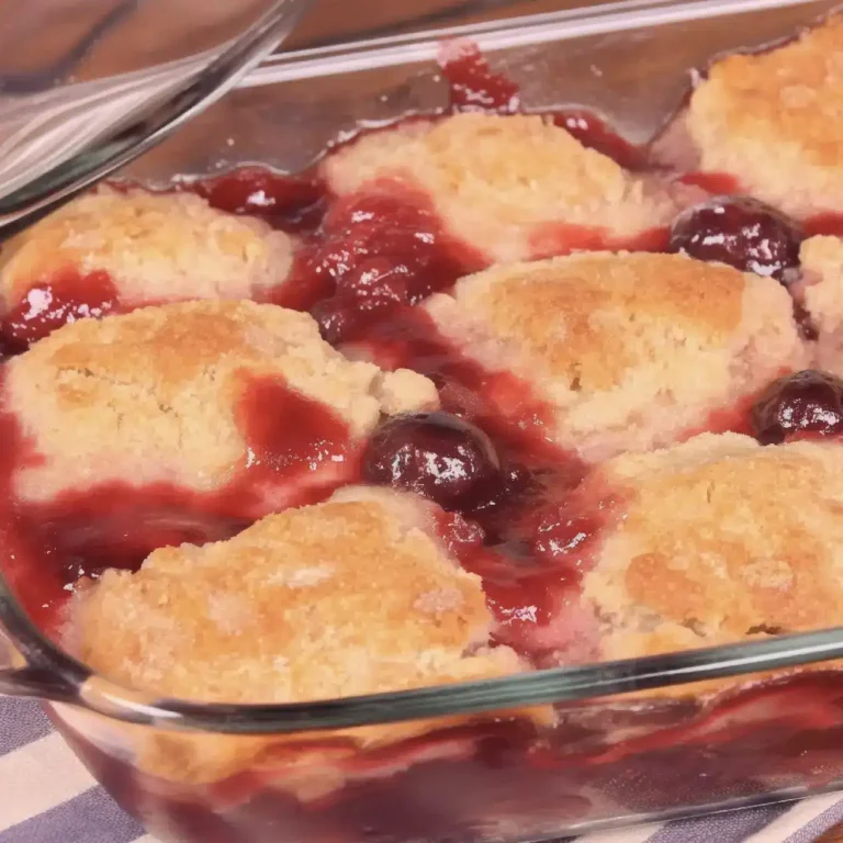 Irresistible 3-Ingredient Cake Mix Cobbler Recipe