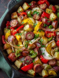 Baked Sausage Breakfast Hash