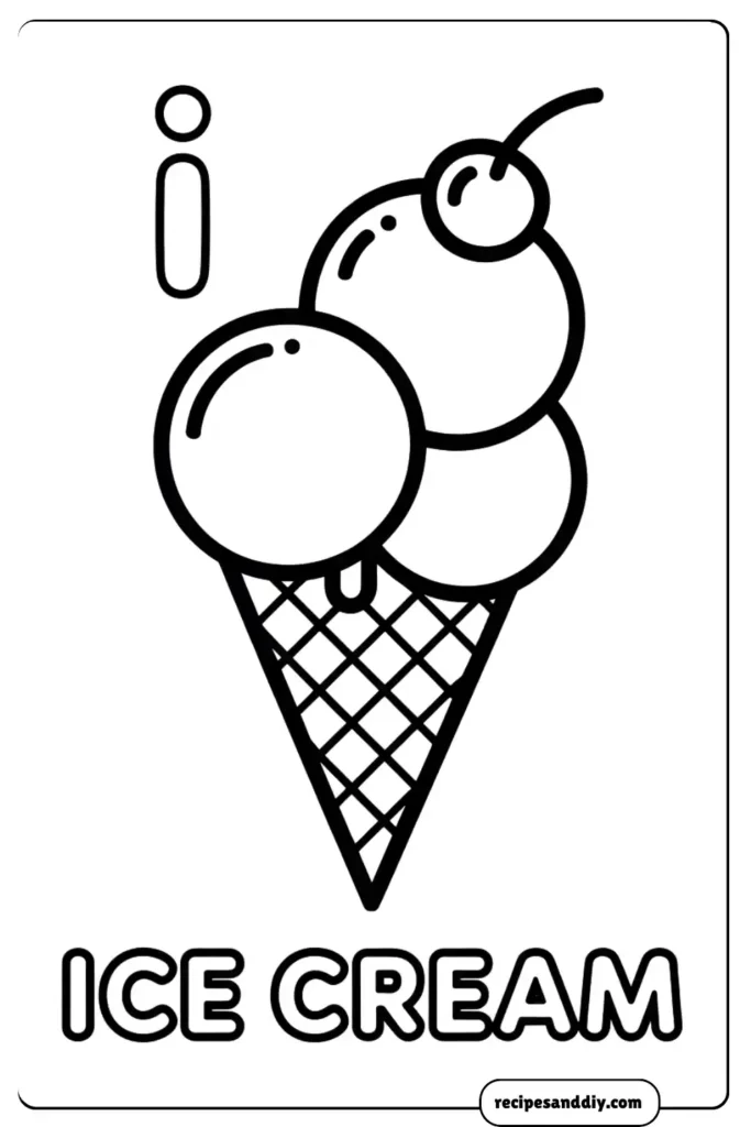 I is for Ice Cream