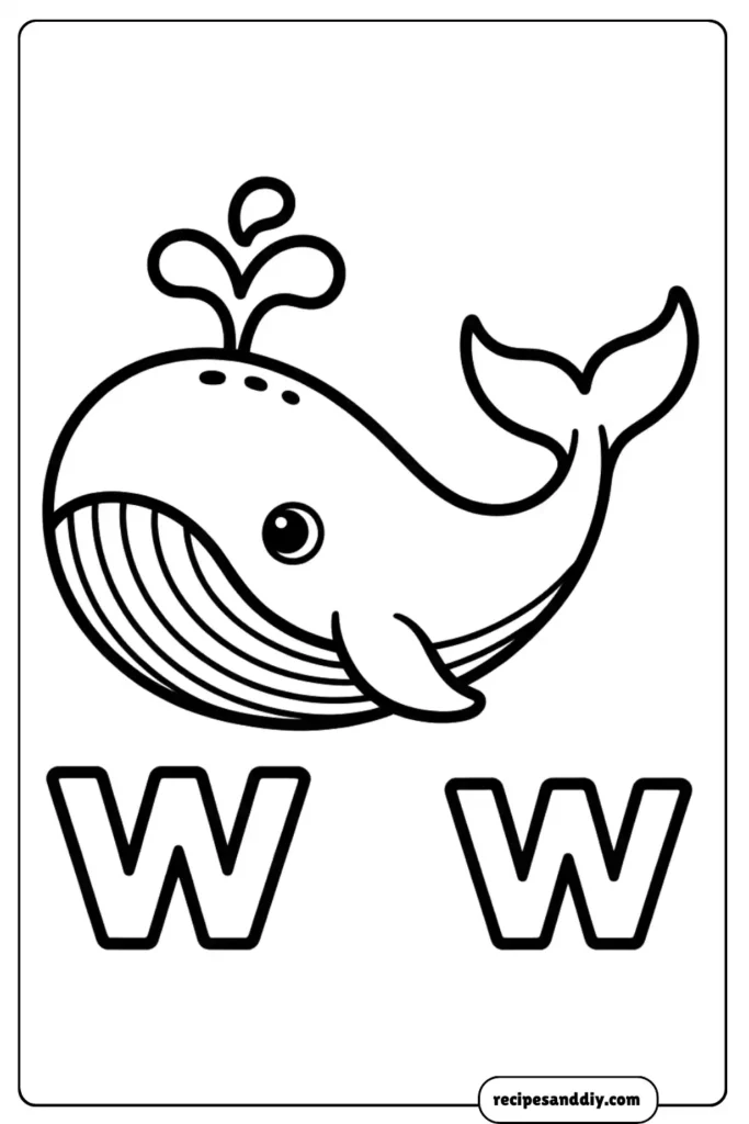 W is for Whale