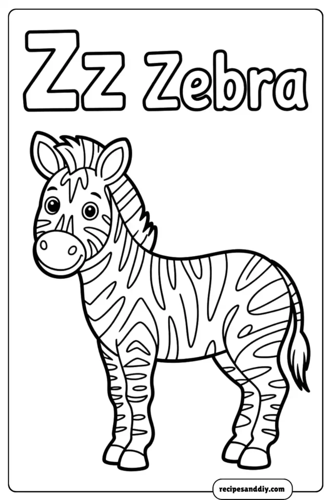 Z is for Zebra