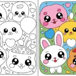 Kawaii Coloring Pages