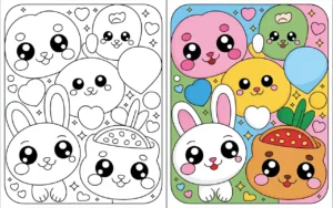 Kawaii Coloring Pages