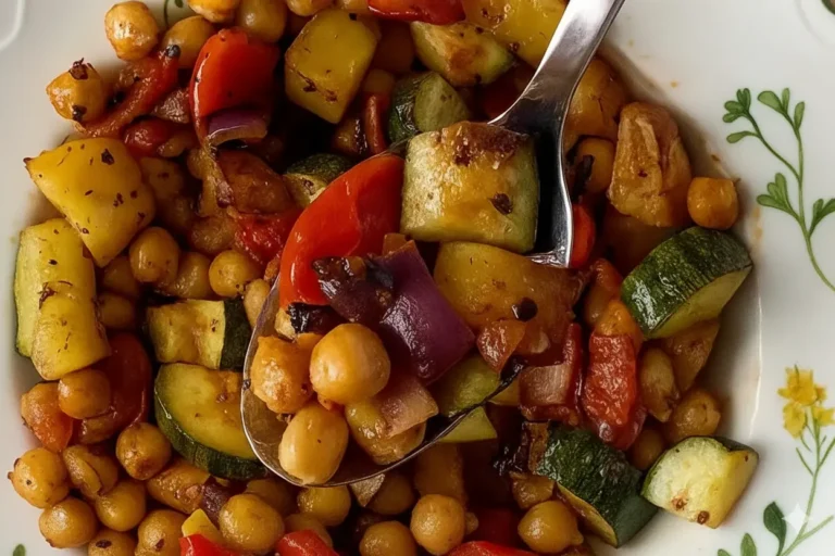 Ceci e Verdure Croccanti Senza Grassi