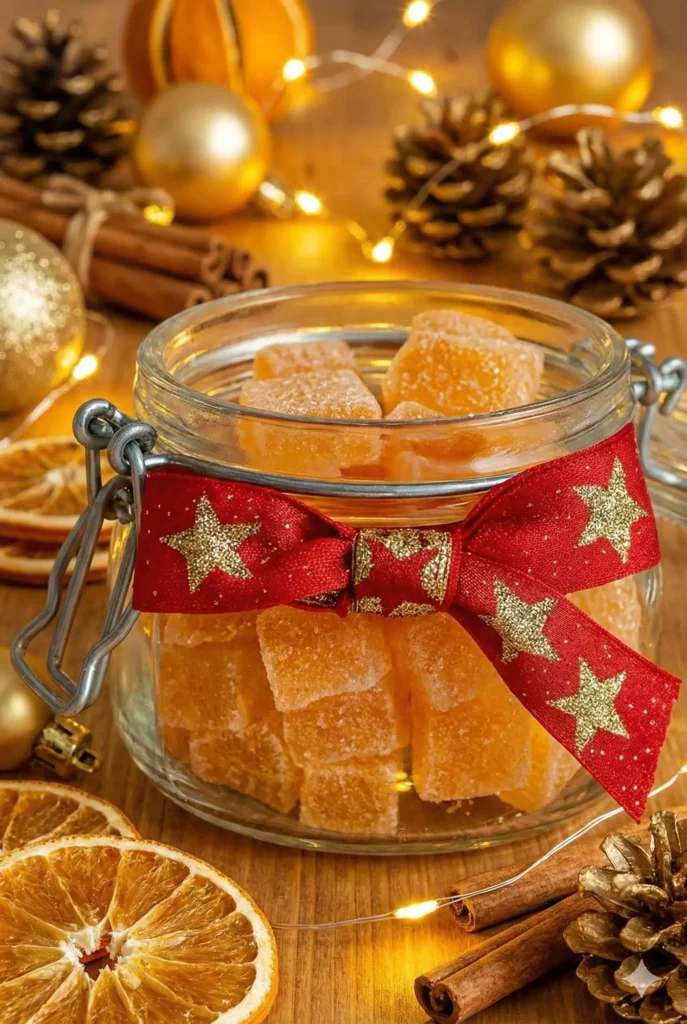 caramelle natalizie al succo di clementine