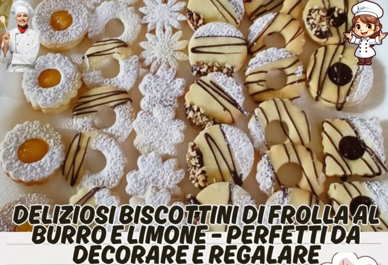 Deliziosi Biscottini di Frolla al Burro e Limone