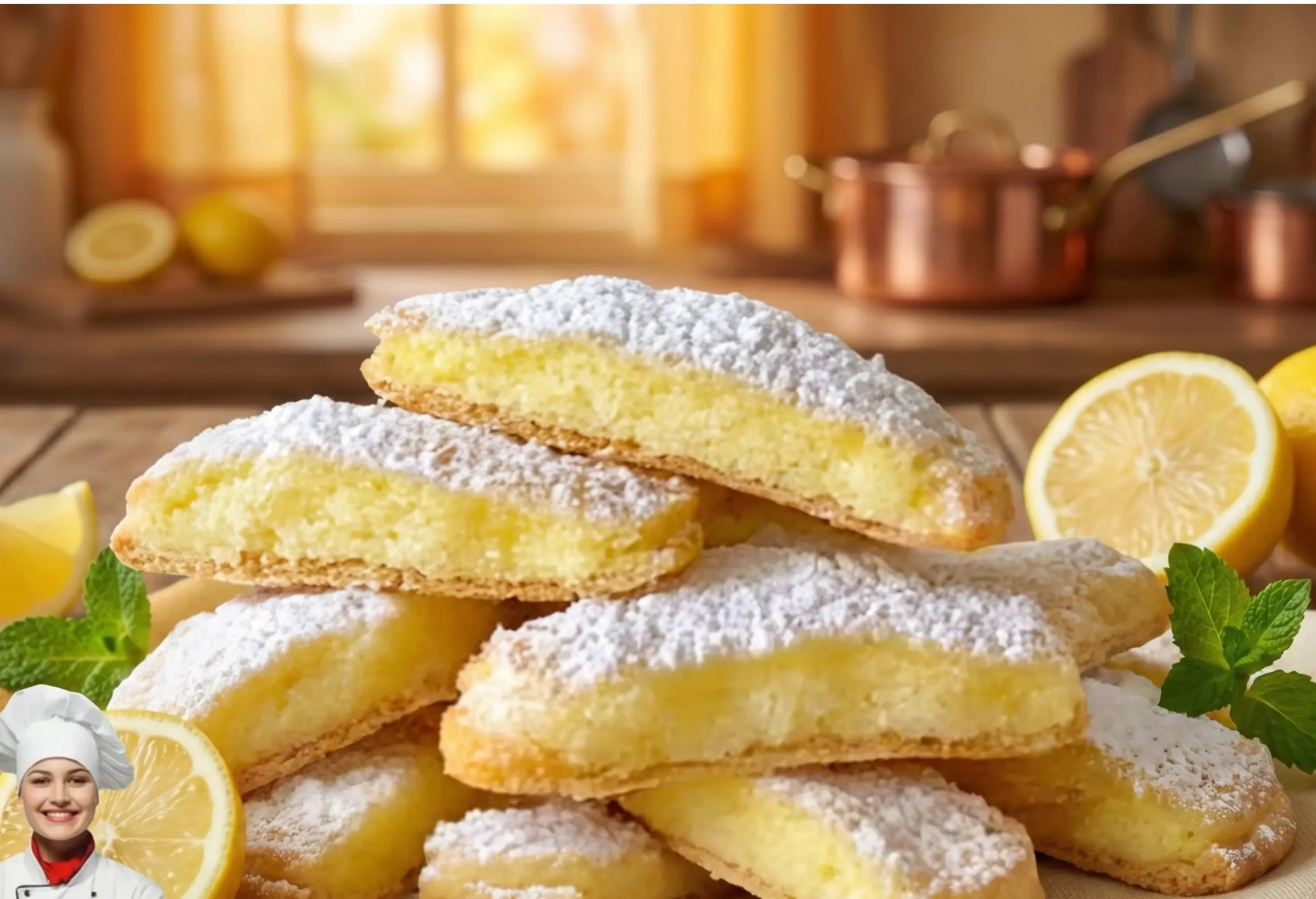 Nuvolette al Limone: i Biscotti Morbidi e Profumati che Si Sciolgono in Bocca 🍋✨