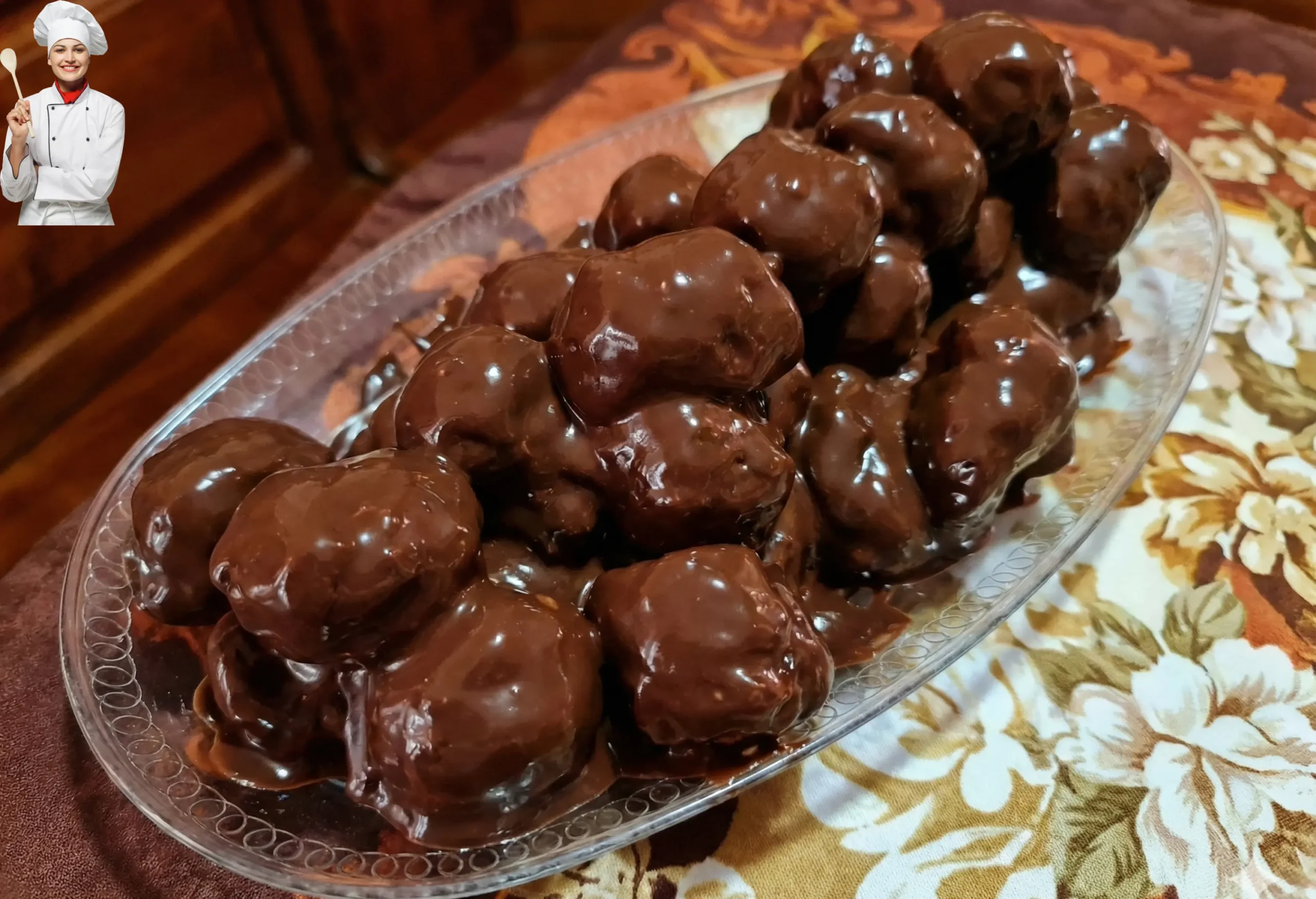 🍫 Profiteroles al Cioccolato con Panna e Glassa Ganache – Il Dolce Francese più Amato!
